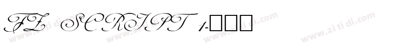 FZ SCRIPT 1字体转换